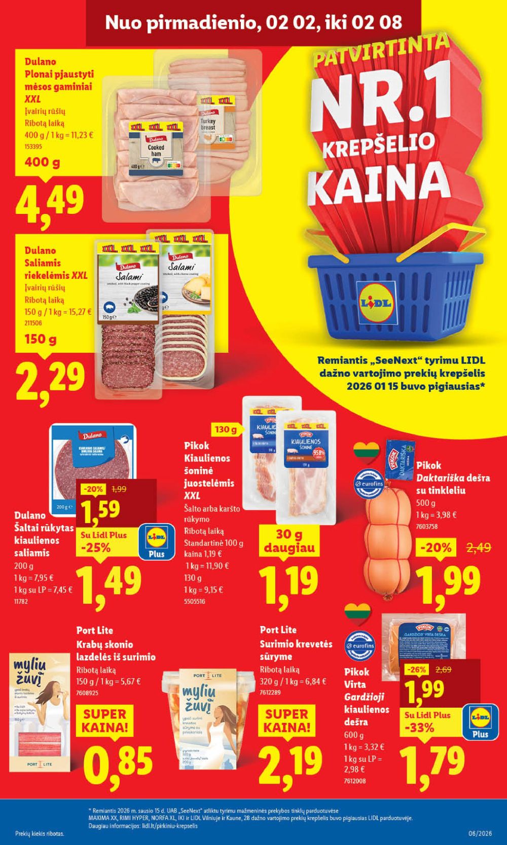 lidl - LIDL - Maisto prekių pasiūlymai (2026 02 02 - 2026 02 08) - page: 7