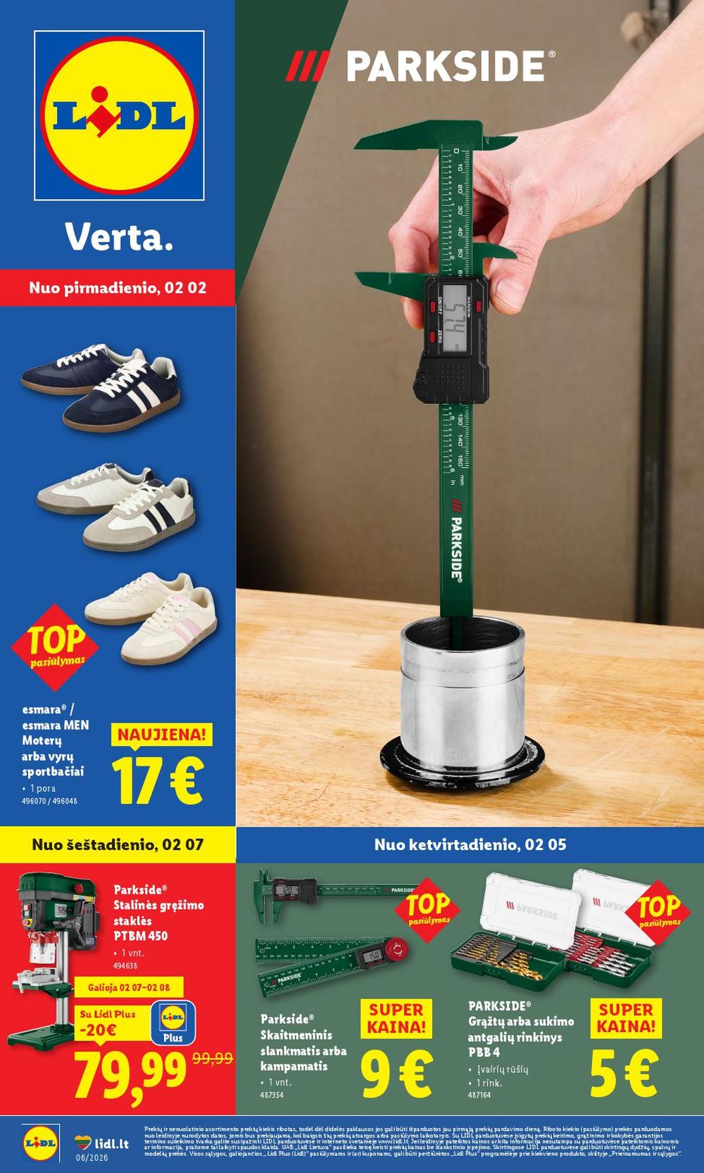 lidl - LIDL - Ne maisto prekių pasiūlymai (2026 02 02 - 2026 02 08)