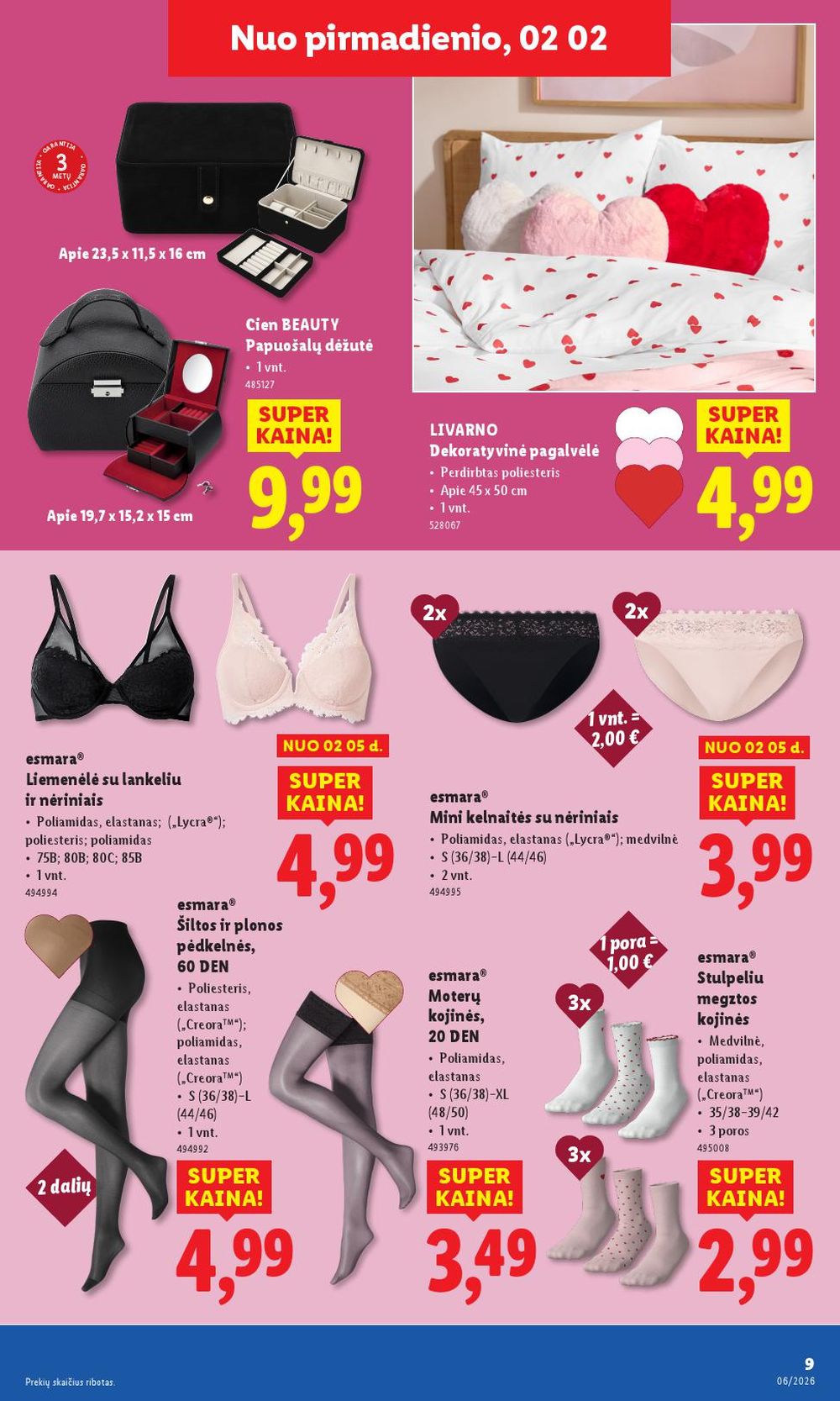 lidl - LIDL - Ne maisto prekių pasiūlymai (2026 02 02 - 2026 02 08) - page: 9