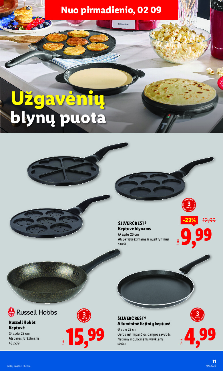 lidl - NE MAISTO PREKIŲ PASIŪLYMAI (2026-02-09 - 2026-02-15) - page: 11