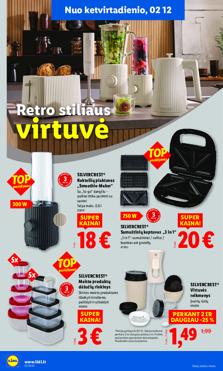 lidl - NE MAISTO PREKIŲ PASIŪLYMAI (2026-02-09 - 2026-02-15) - page: 12