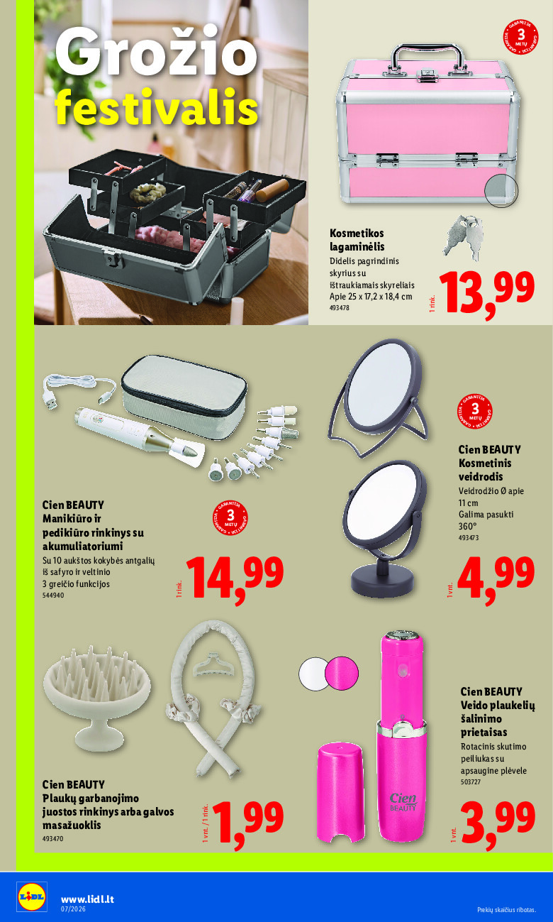 lidl - NE MAISTO PREKIŲ PASIŪLYMAI (2026-02-09 - 2026-02-15) - page: 16