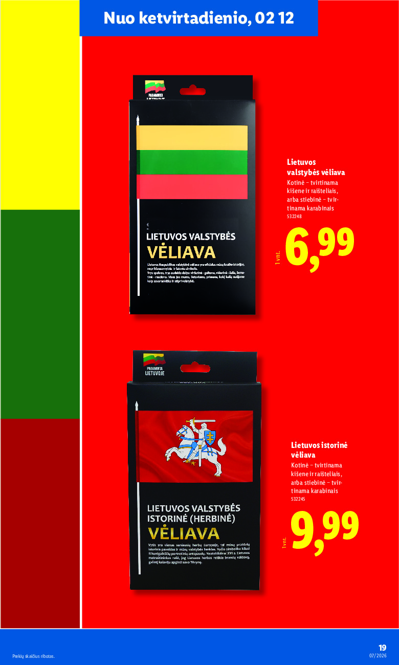 lidl - NE MAISTO PREKIŲ PASIŪLYMAI (2026-02-09 - 2026-02-15) - page: 19
