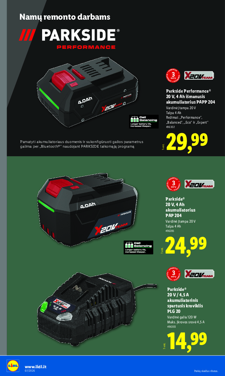 lidl - NE MAISTO PREKIŲ PASIŪLYMAI (2026-02-09 - 2026-02-15) - page: 24