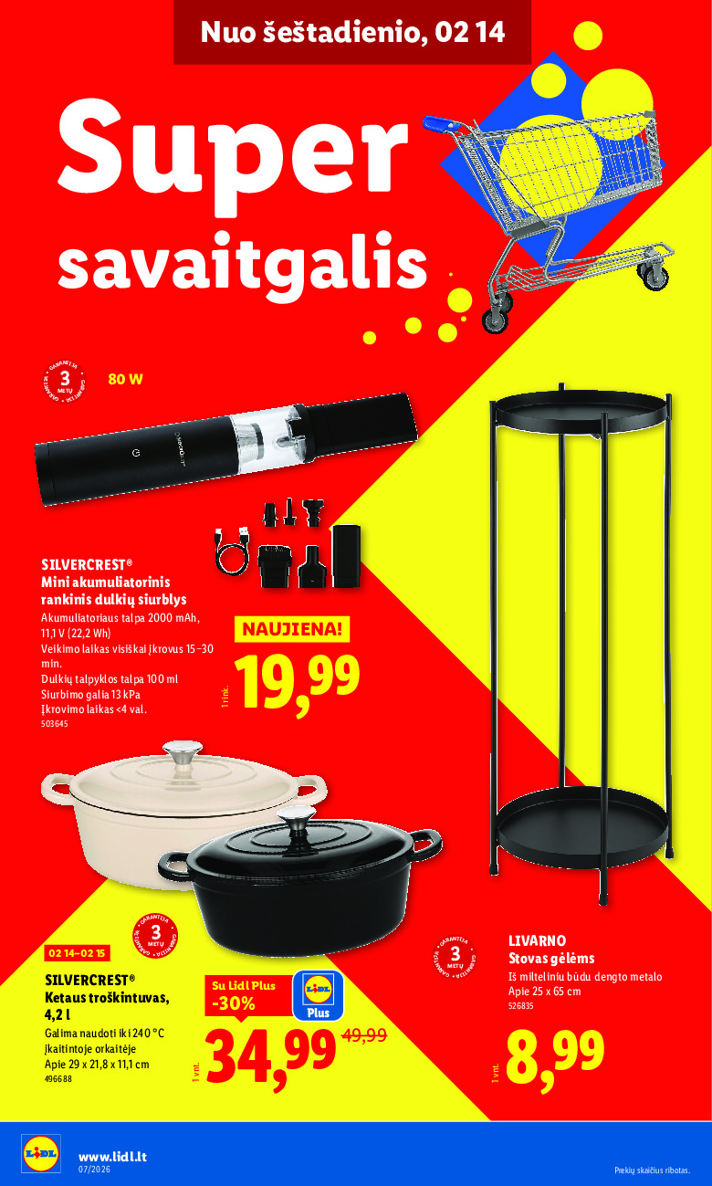 lidl - NE MAISTO PREKIŲ PASIŪLYMAI (2026-02-09 - 2026-02-15) - page: 26