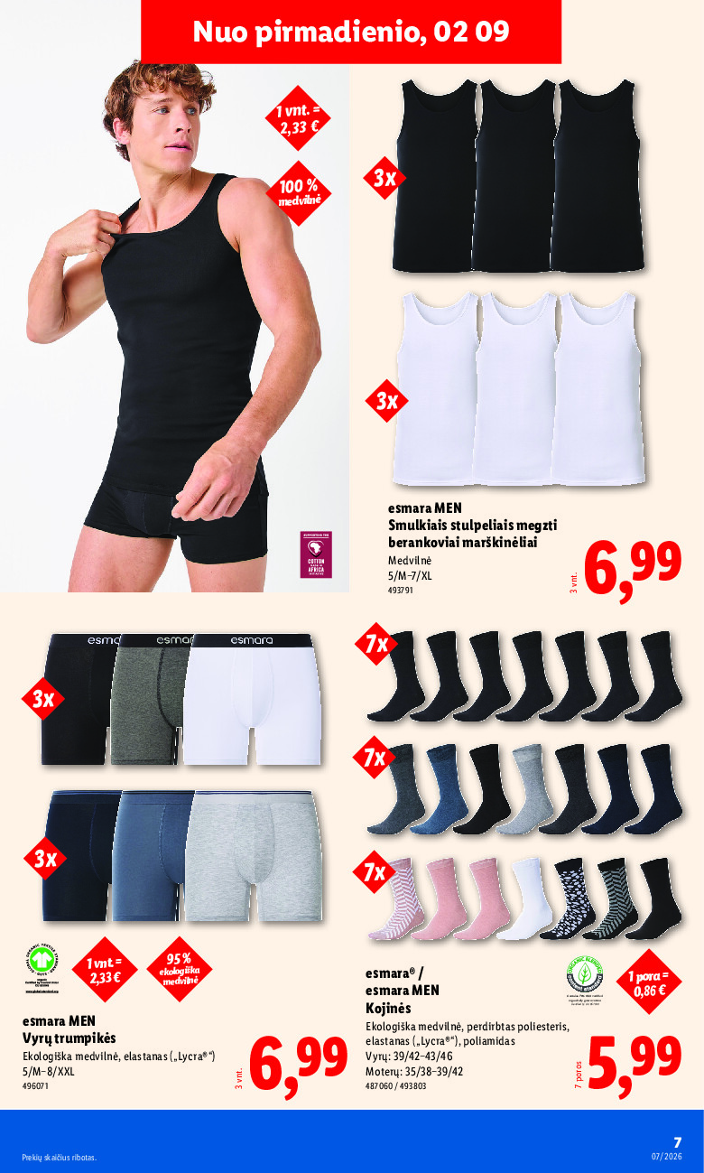 lidl - NE MAISTO PREKIŲ PASIŪLYMAI (2026-02-09 - 2026-02-15) - page: 7