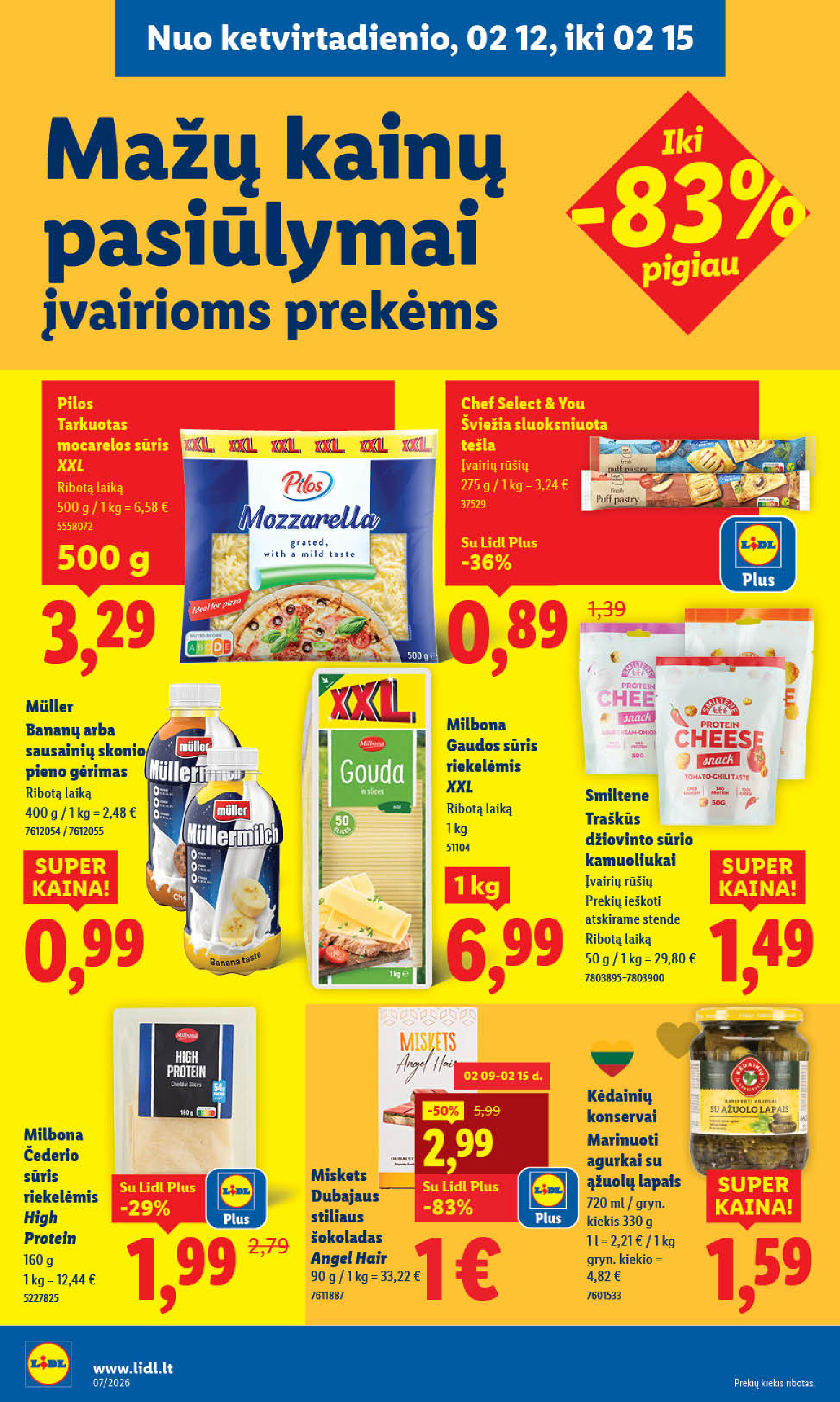 lidl - MAISTO PREKIŲ PASIŪLYMAI (2026-02-09 - 2026-02-15) - page: 30