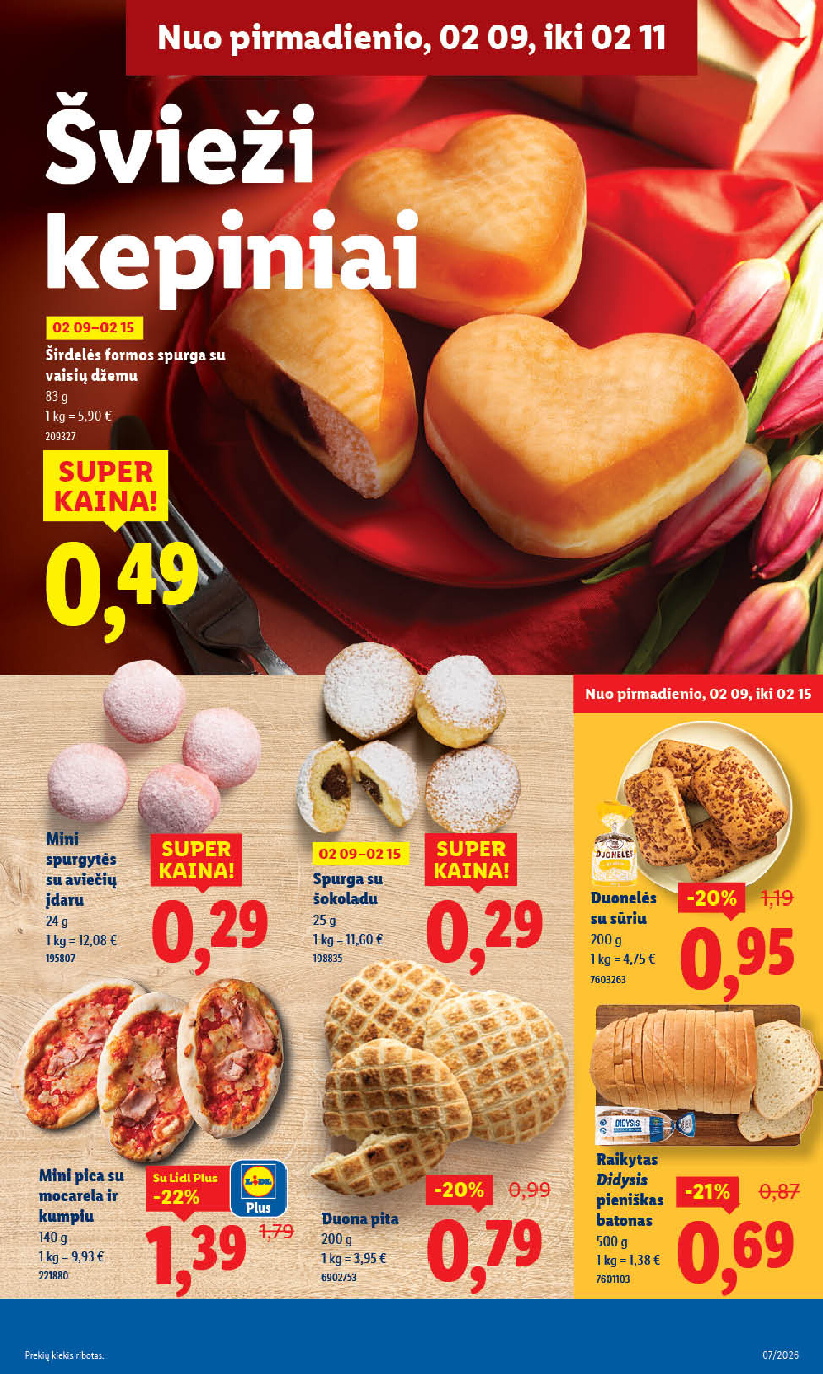 lidl - MAISTO PREKIŲ PASIŪLYMAI (2026-02-09 - 2026-02-15) - page: 5