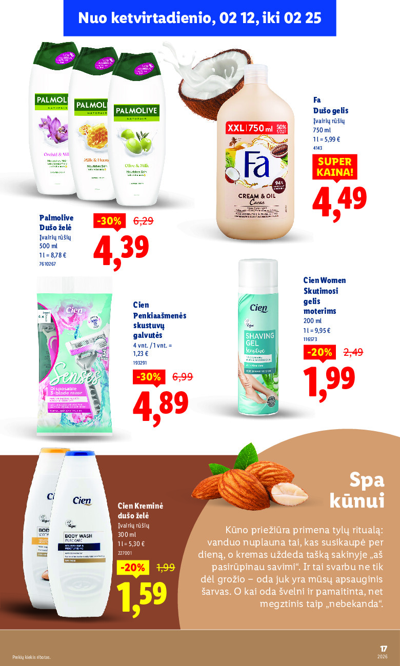 lidl - Grožio festivalis (2026-02-09 - 2026-02-25) - page: 17