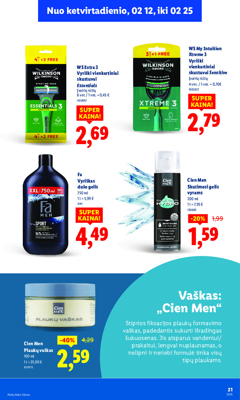 lidl - Grožio festivalis (2026-02-09 - 2026-02-25) - page: 21