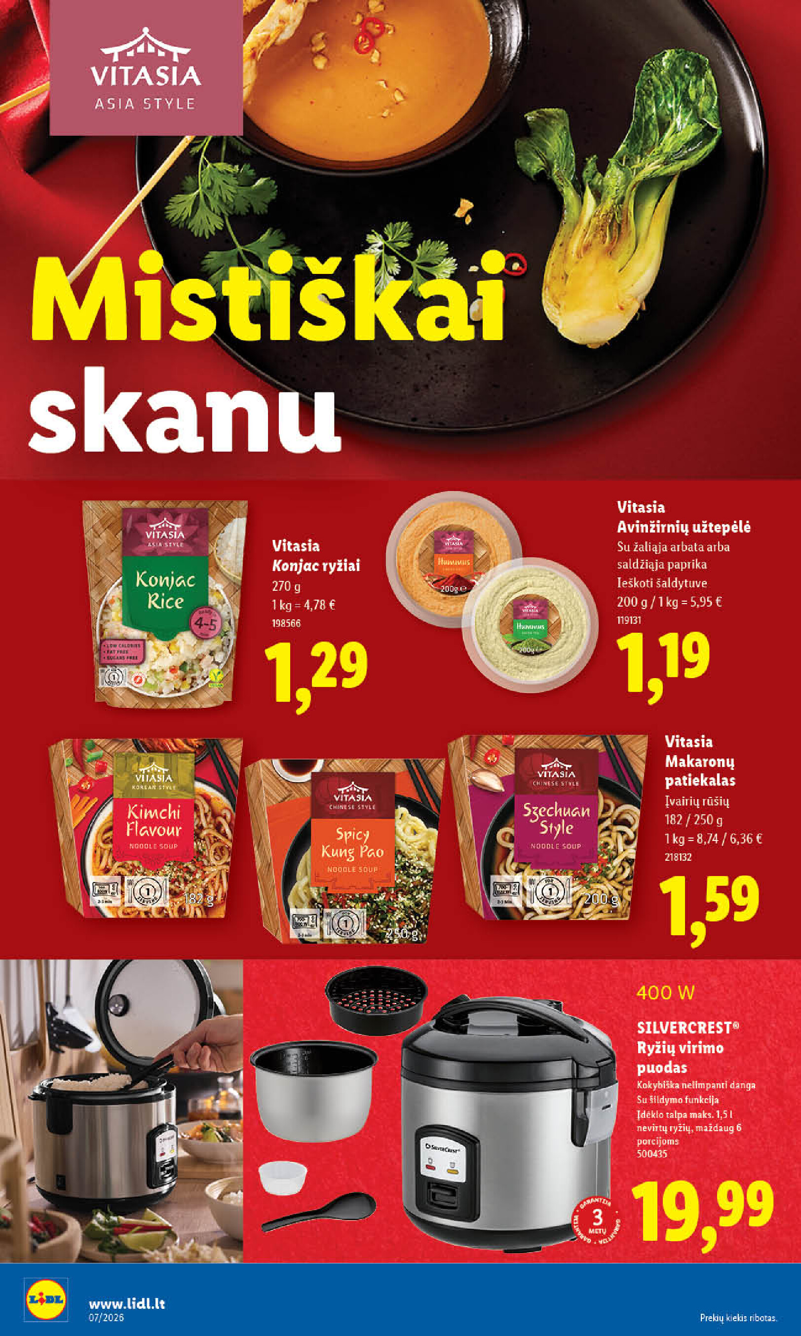 lidl - MAISTO PREKIŲ PASIŪLYMAI (2026-02-09 - 2026-02-15) - page: 20