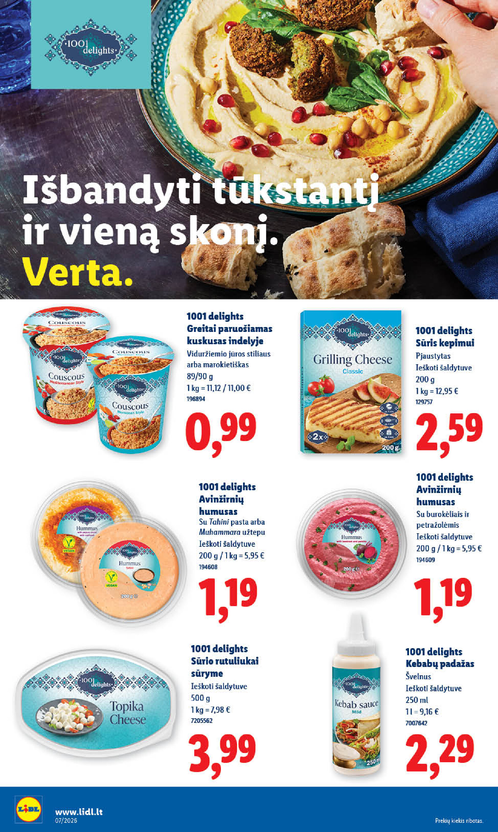 lidl - MAISTO PREKIŲ PASIŪLYMAI (2026-02-09 - 2026-02-15) - page: 26