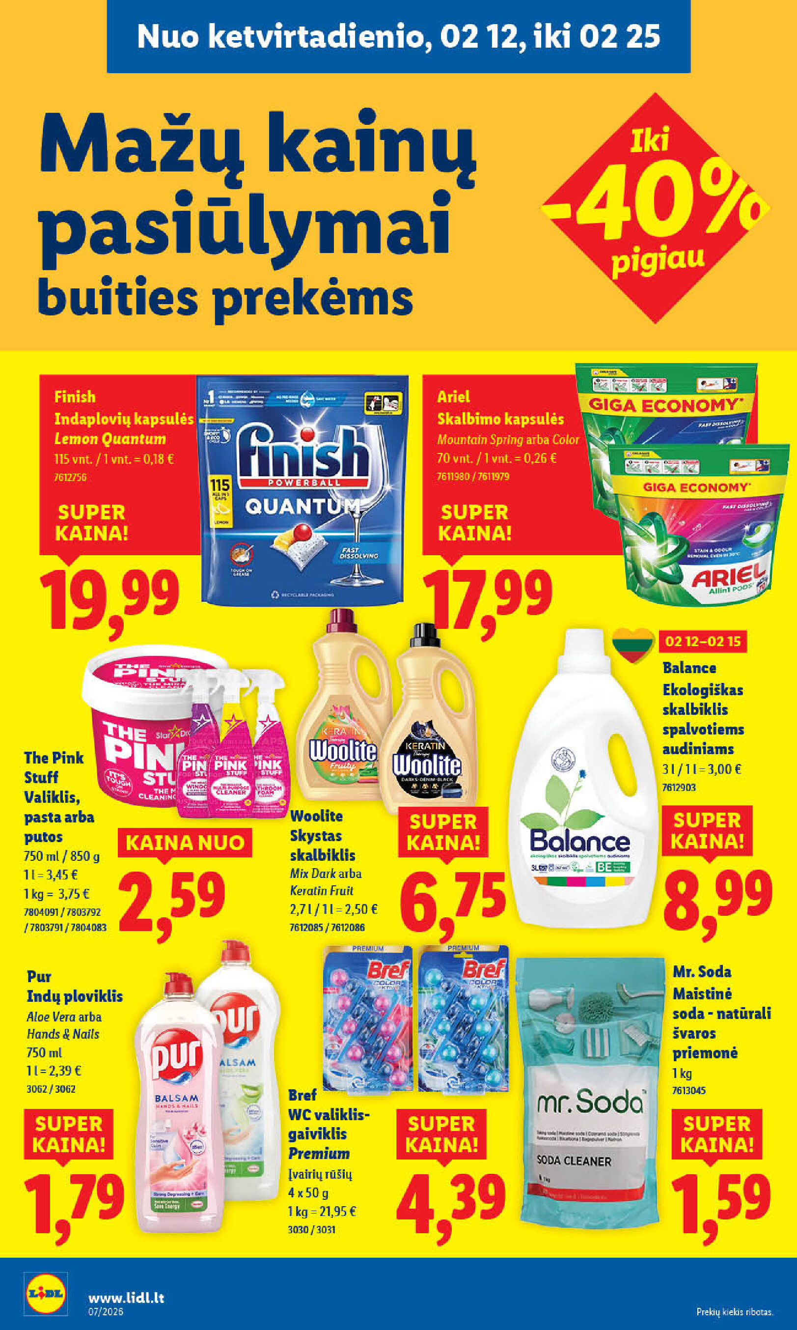 lidl - MAISTO PREKIŲ PASIŪLYMAI (2026-02-09 - 2026-02-15) - page: 28