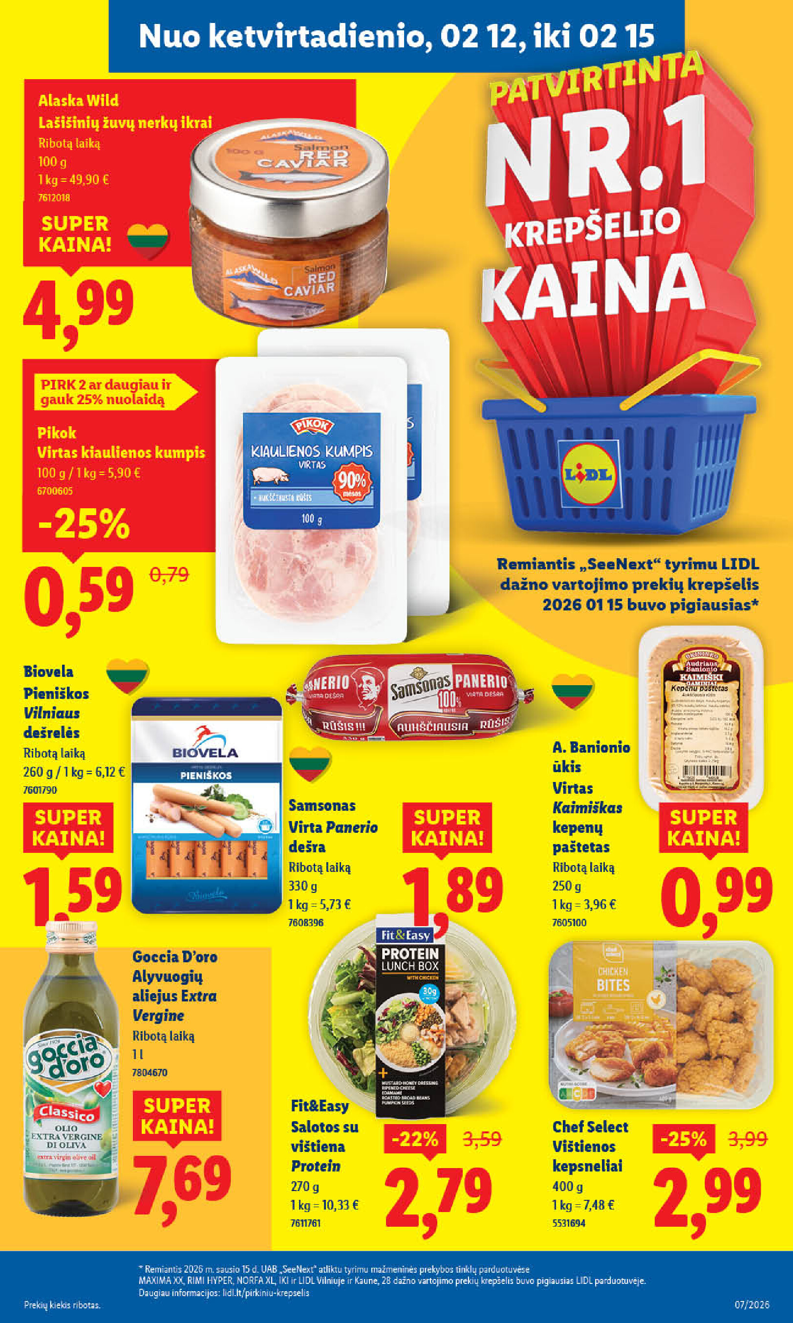 lidl - MAISTO PREKIŲ PASIŪLYMAI (2026-02-09 - 2026-02-15) - page: 31