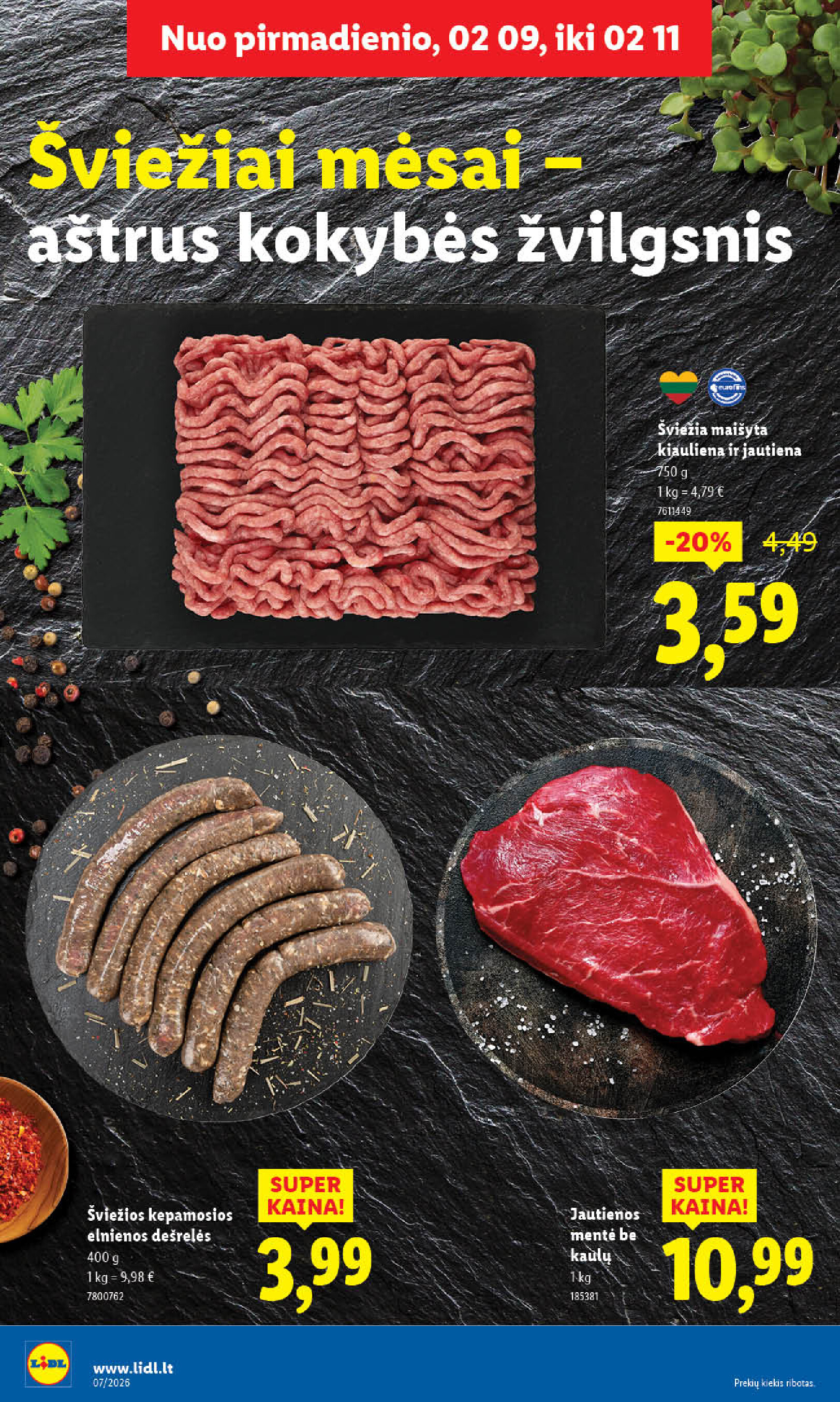 lidl - MAISTO PREKIŲ PASIŪLYMAI (2026-02-09 - 2026-02-15) - page: 6