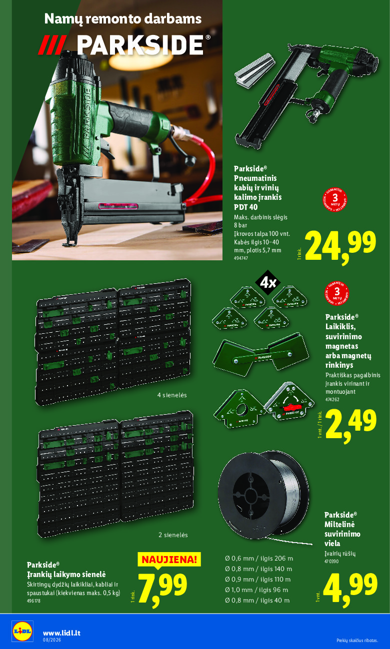 lidl - NE MAISTO PREKIŲ PASIŪLYMAI (2026-02-16 - 2026-02-22) - page: 4