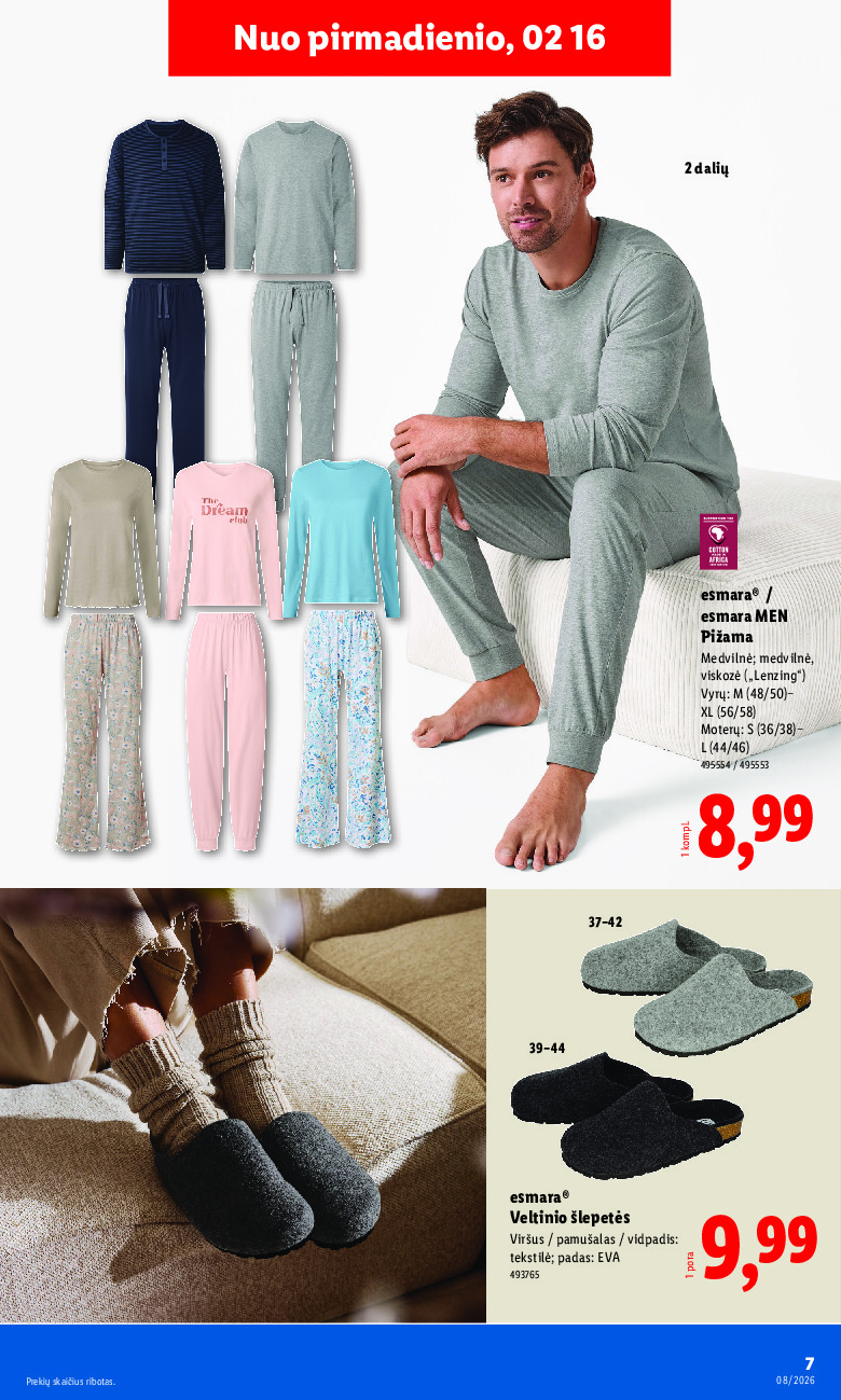 lidl - NE MAISTO PREKIŲ PASIŪLYMAI (2026-02-16 - 2026-02-22) - page: 7