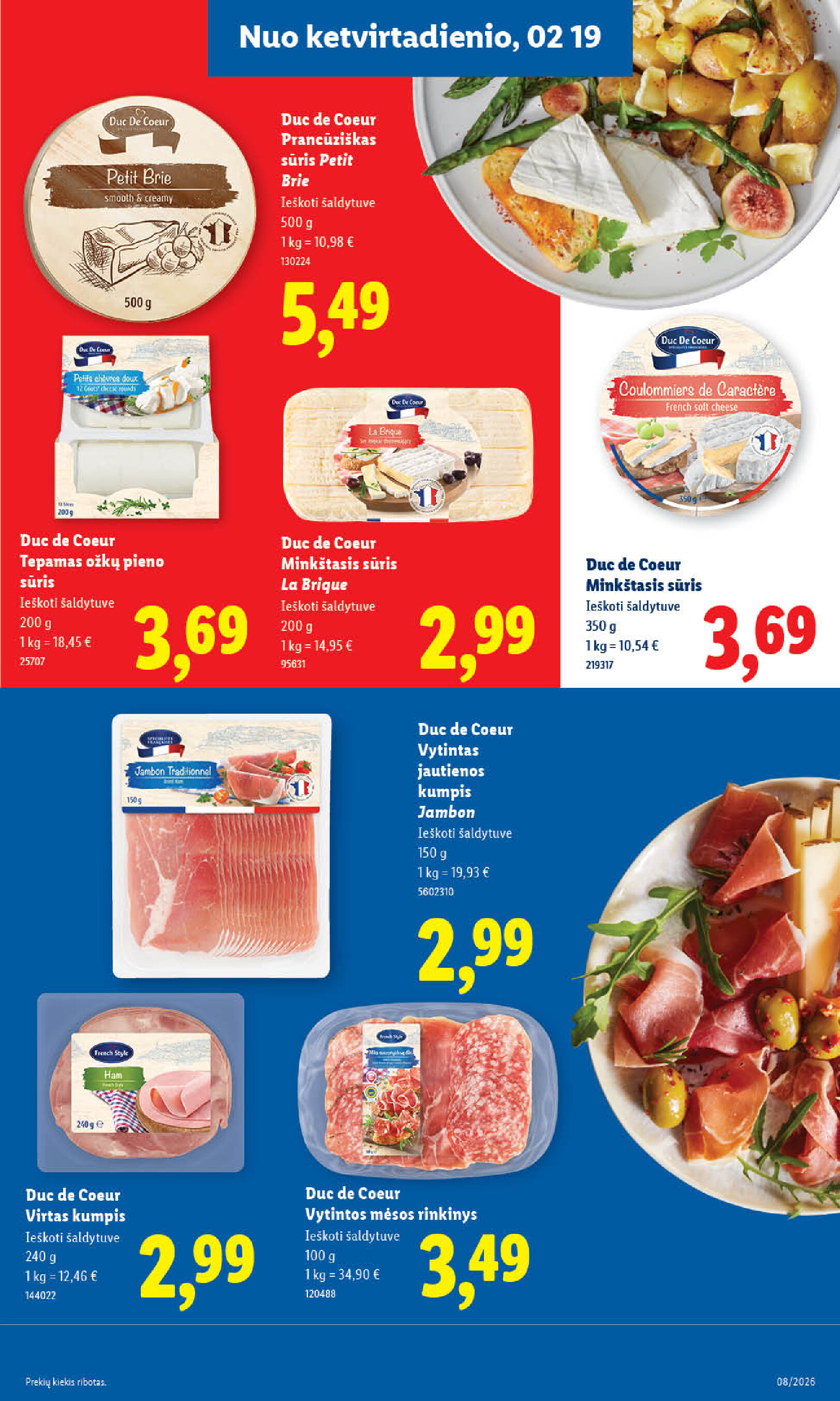 lidl - MAISTO PREKIŲ PASIŪLYMAI (2026-02-16 - 2026-02-22) - page: 15