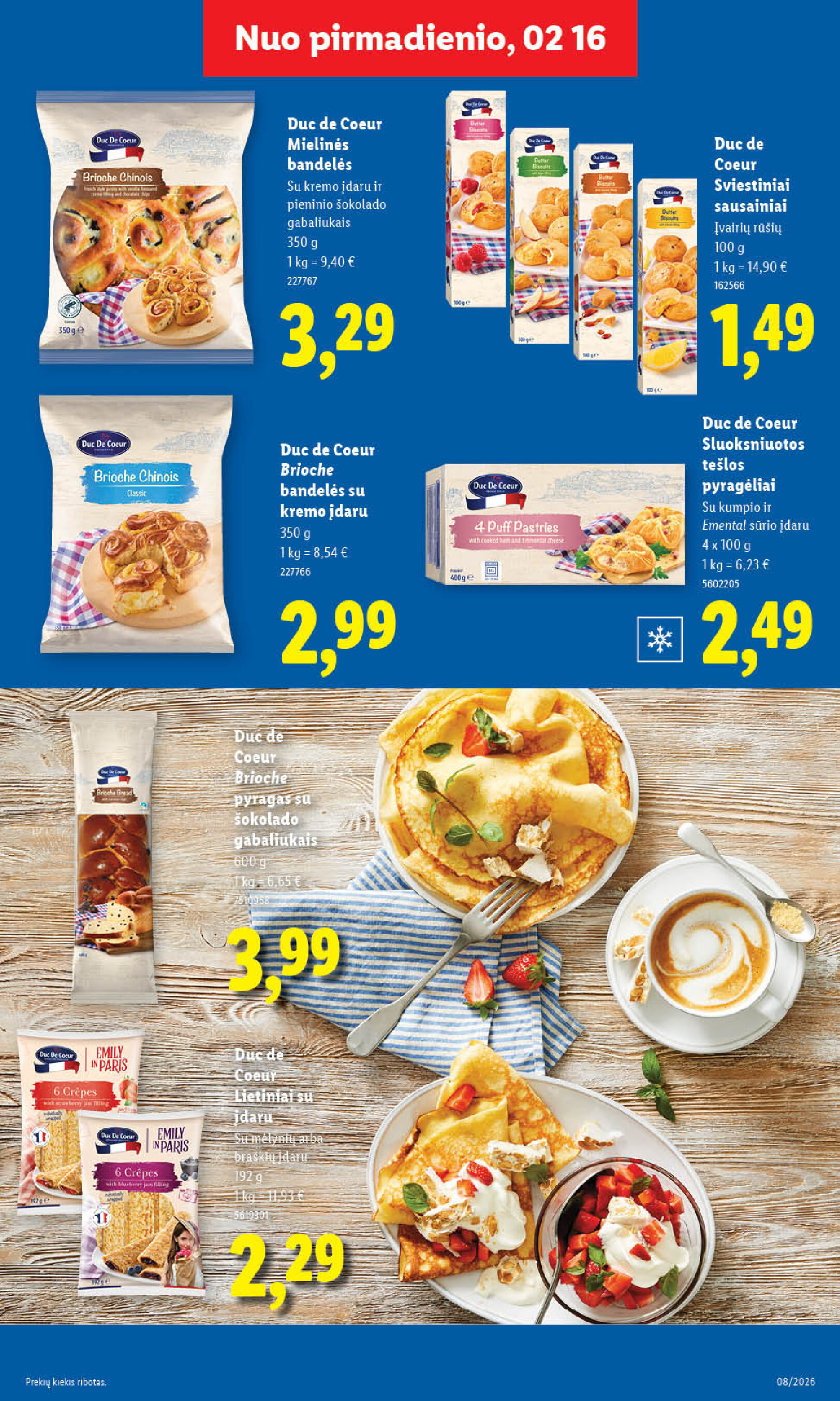 lidl - MAISTO PREKIŲ PASIŪLYMAI (2026-02-16 - 2026-02-22) - page: 19