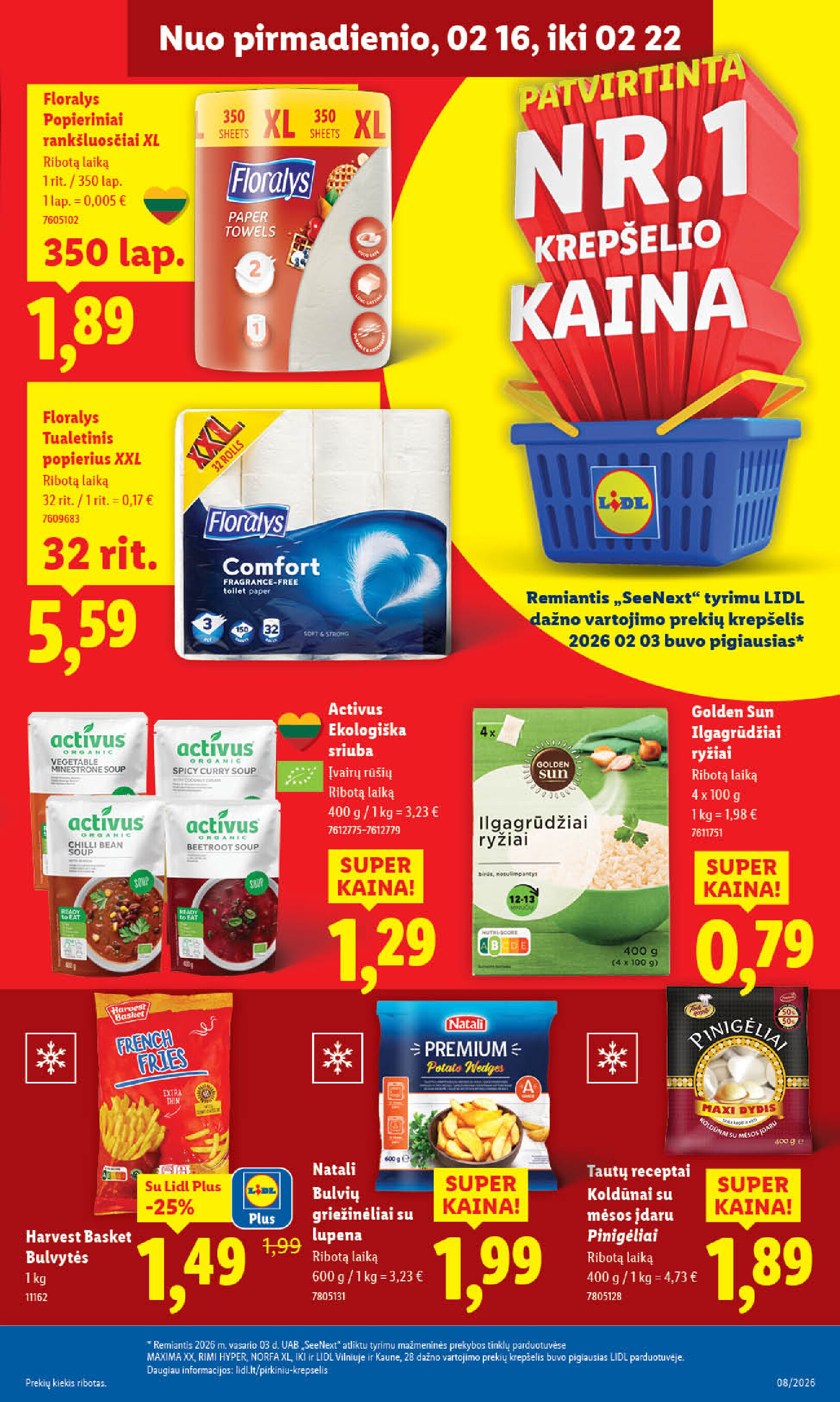 lidl - MAISTO PREKIŲ PASIŪLYMAI (2026-02-16 - 2026-02-22) - page: 23