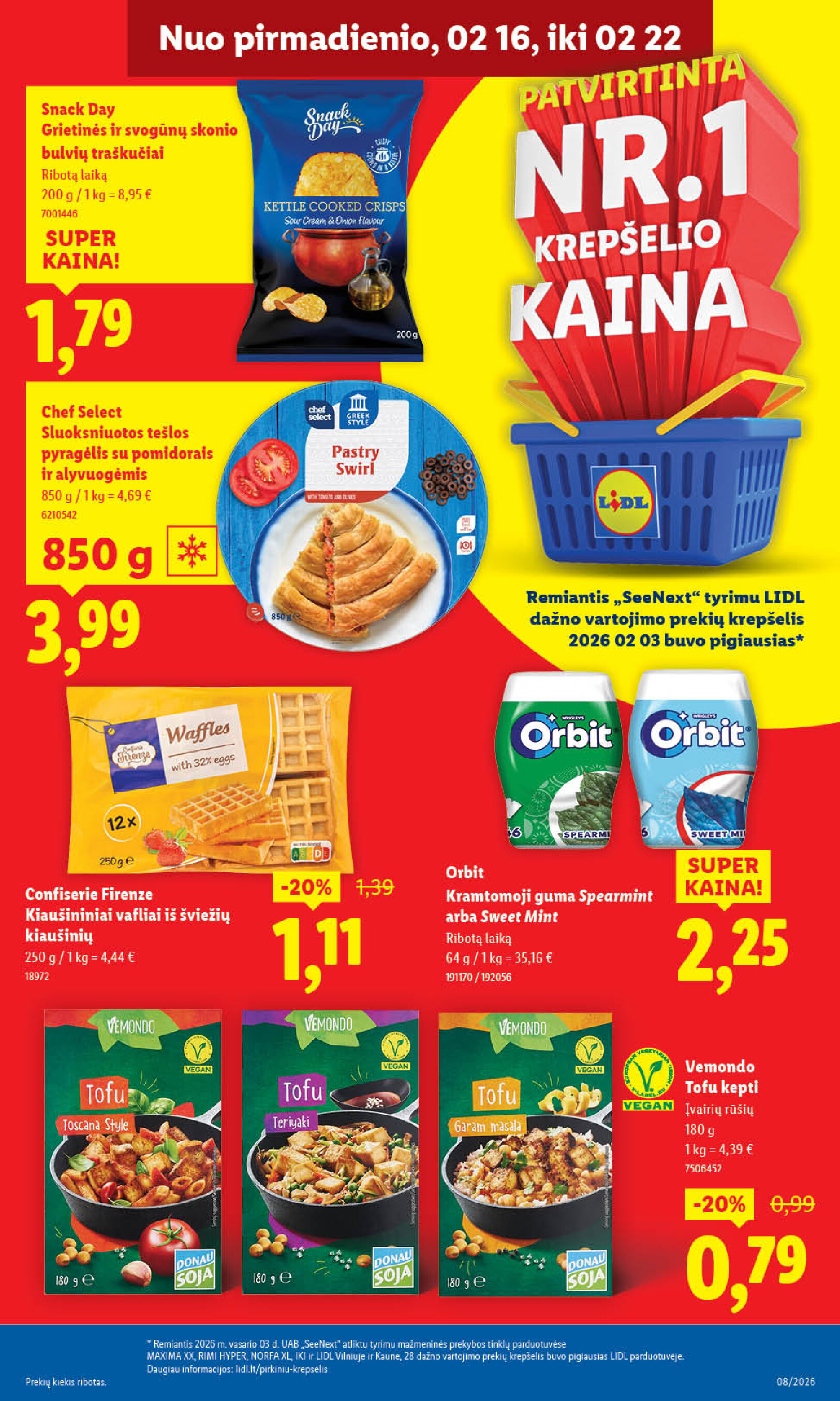 lidl - MAISTO PREKIŲ PASIŪLYMAI (2026-02-16 - 2026-02-22) - page: 27