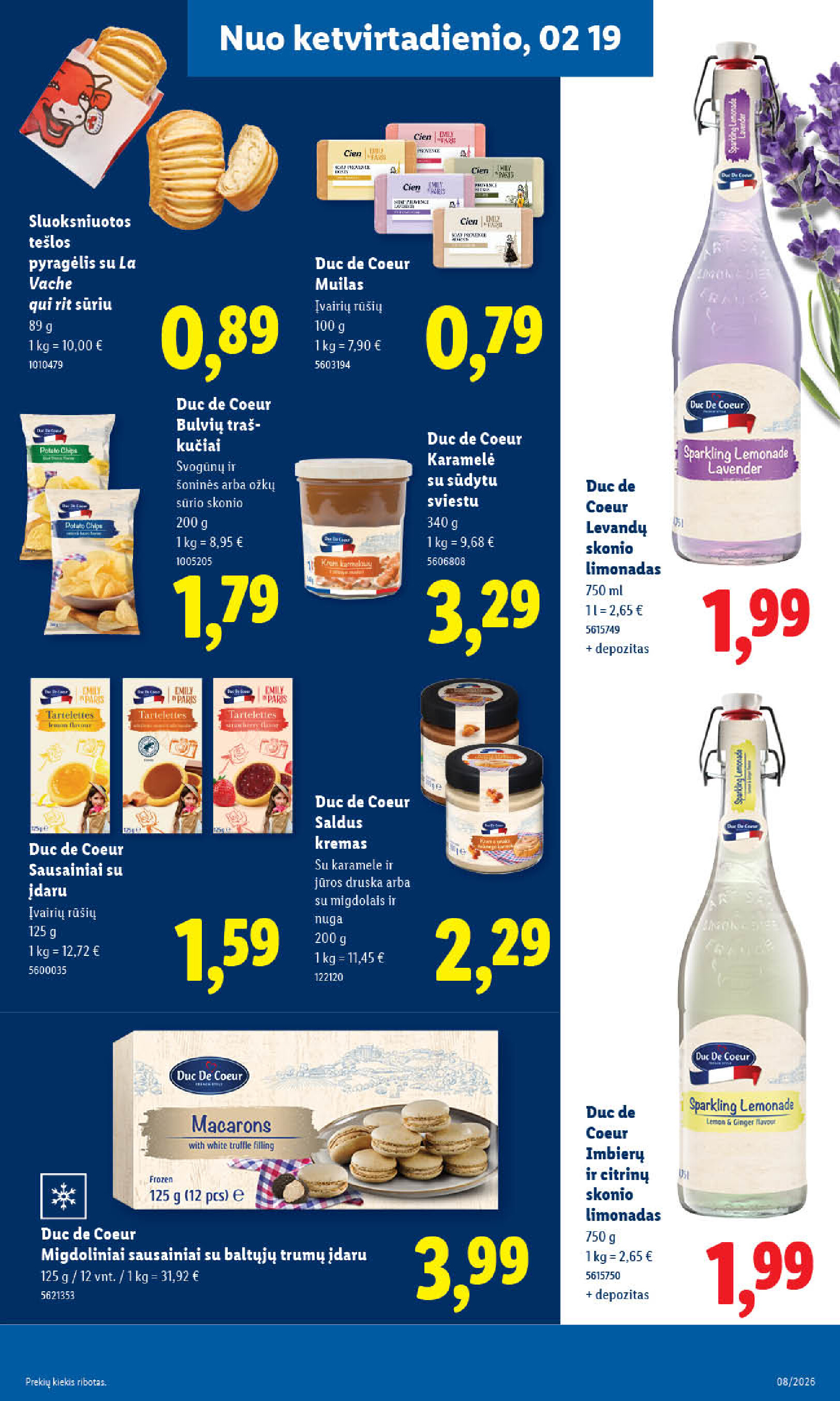 lidl - MAISTO PREKIŲ PASIŪLYMAI (2026-02-16 - 2026-02-22) - page: 21