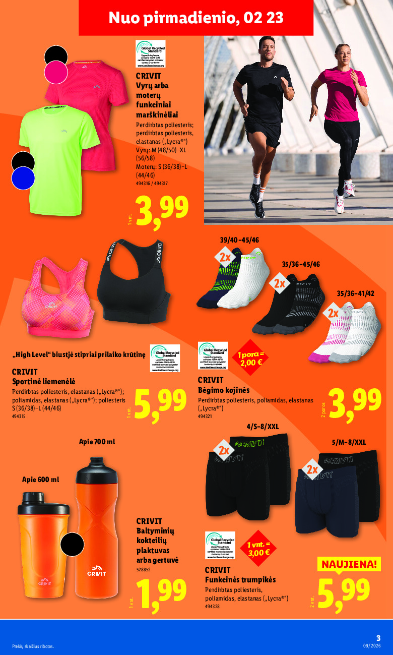 lidl - NE MAISTO PREKIŲ PASIŪLYMAI (2026-02-23 - 2026-03-01) - page: 3