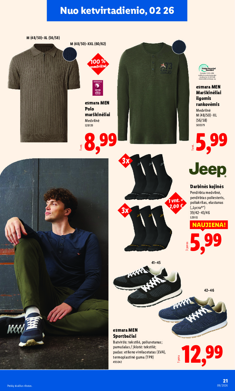 lidl - NE MAISTO PREKIŲ PASIŪLYMAI (2026-02-23 - 2026-03-01) - page: 21