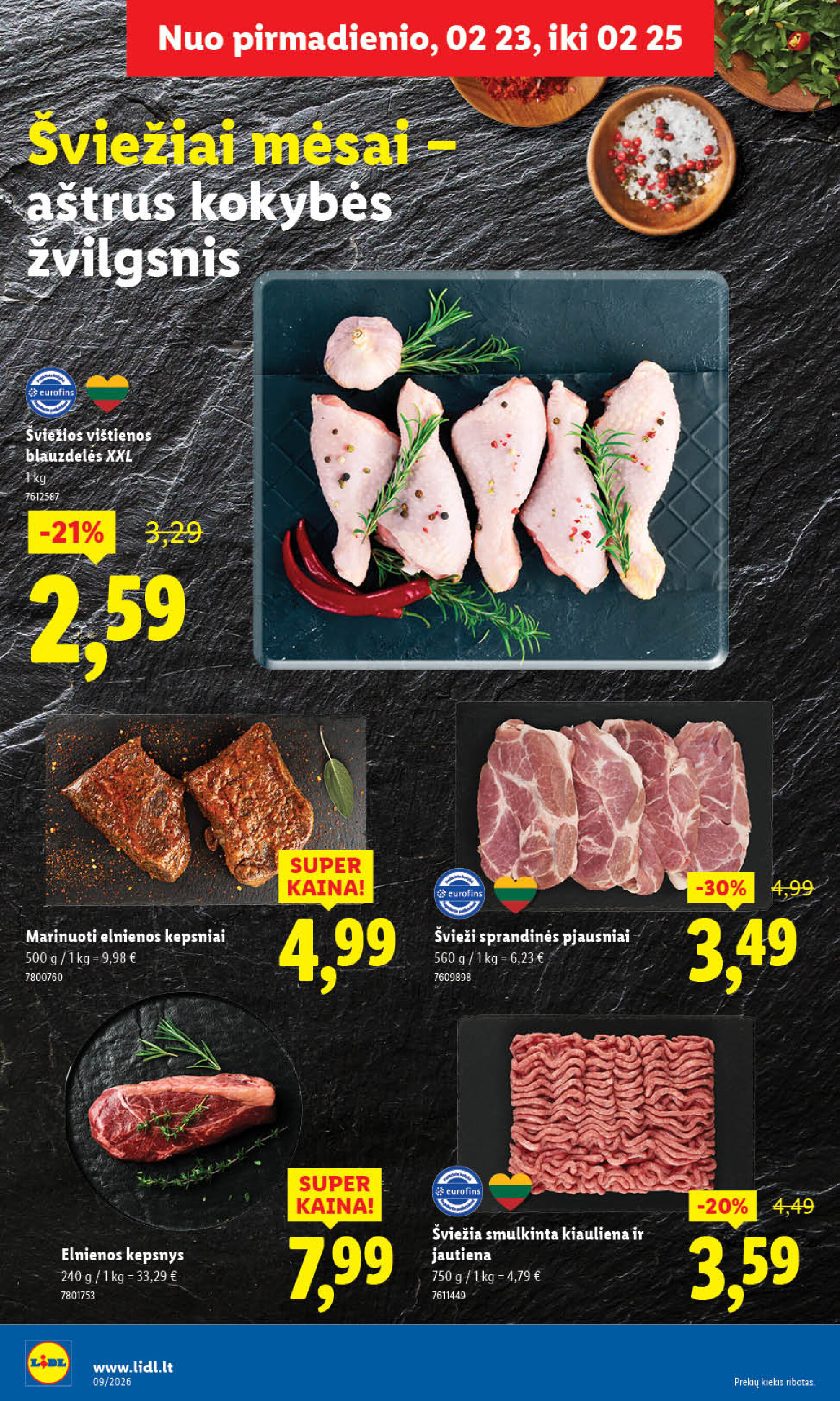 lidl - MAISTO PREKIŲ PASIŪLYMAI (2026-02-23 - 2026-03-01) - page: 8