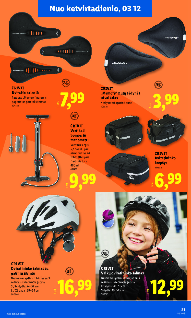 lidl - NE MAISTO PREKIŲ PASIŪLYMAI (2026-03-09 - 2026-03-15) - page: 21