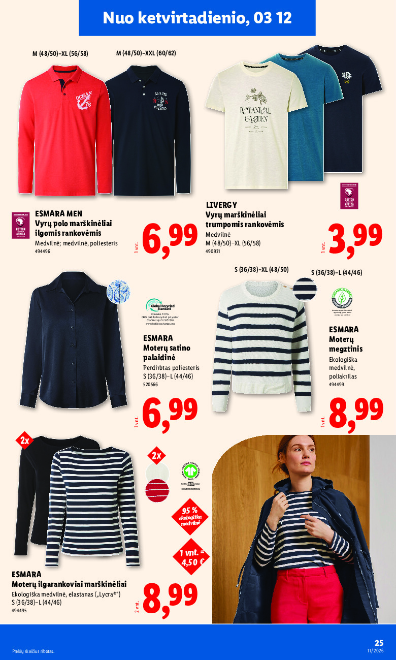 lidl - NE MAISTO PREKIŲ PASIŪLYMAI (2026-03-09 - 2026-03-15) - page: 25