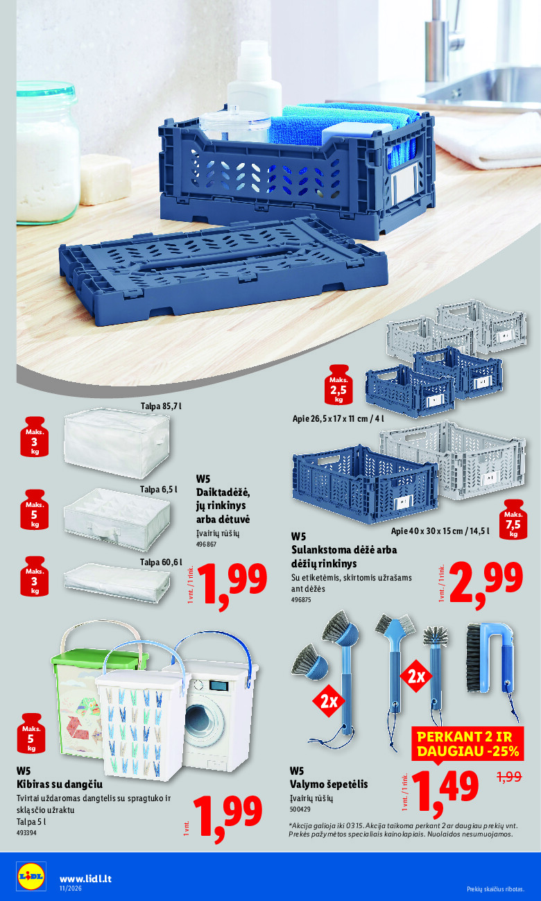 lidl - NE MAISTO PREKIŲ PASIŪLYMAI (2026-03-09 - 2026-03-15) - page: 10