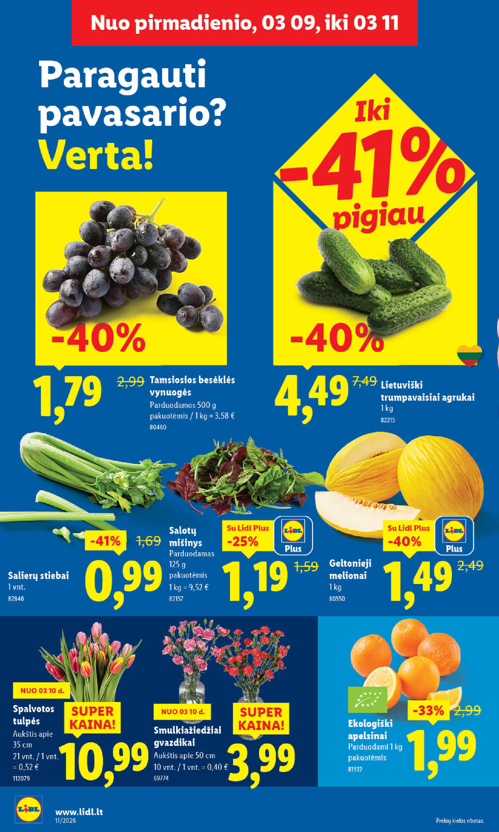 lidl - MAISTO PREKIŲ PASIŪLYMAI (2026-03-09 - 2026-03-15) - page: 4