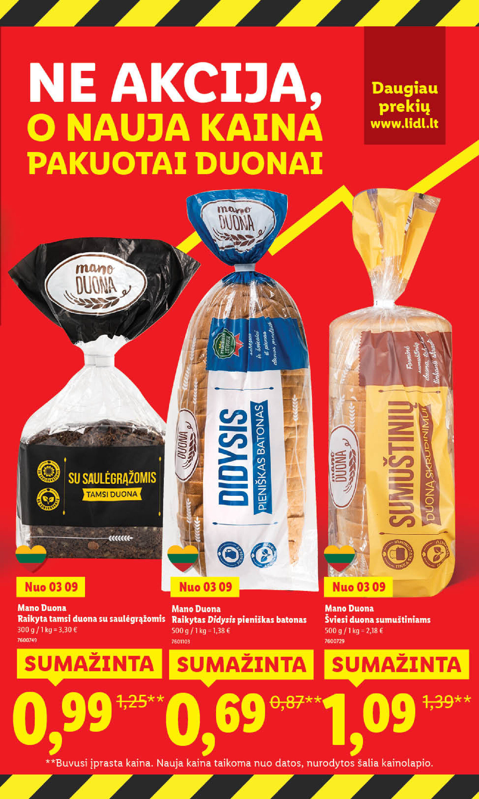 lidl - MAISTO PREKIŲ PASIŪLYMAI (2026-03-09 - 2026-03-15) - page: 3