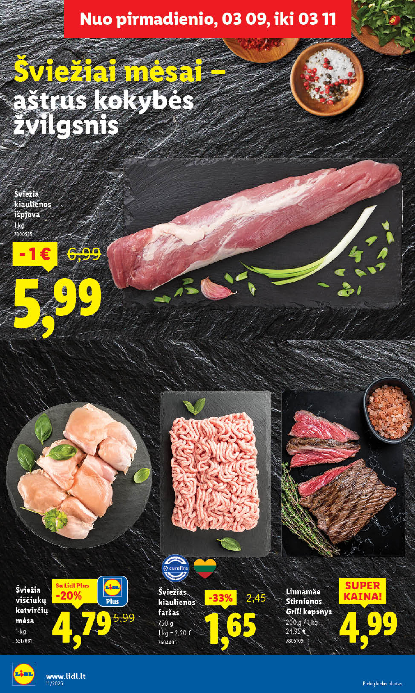 lidl - MAISTO PREKIŲ PASIŪLYMAI (2026-03-09 - 2026-03-15) - page: 8