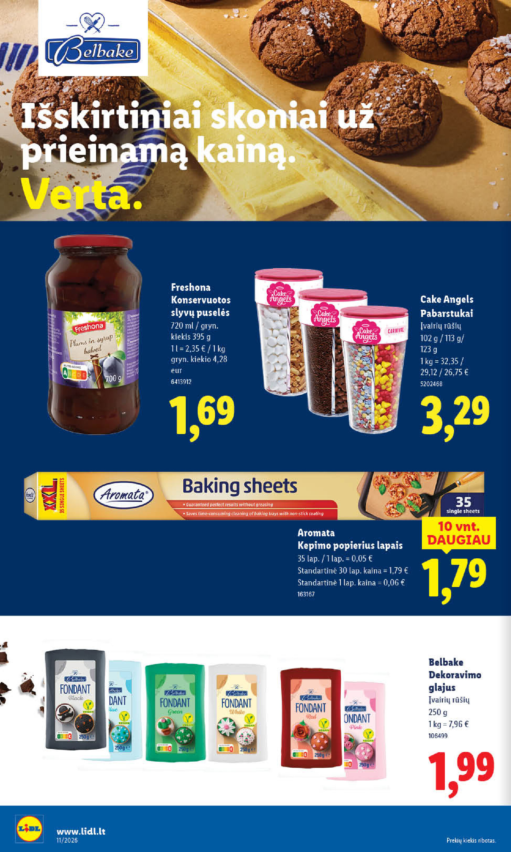 lidl - MAISTO PREKIŲ PASIŪLYMAI (2026-03-09 - 2026-03-15) - page: 18