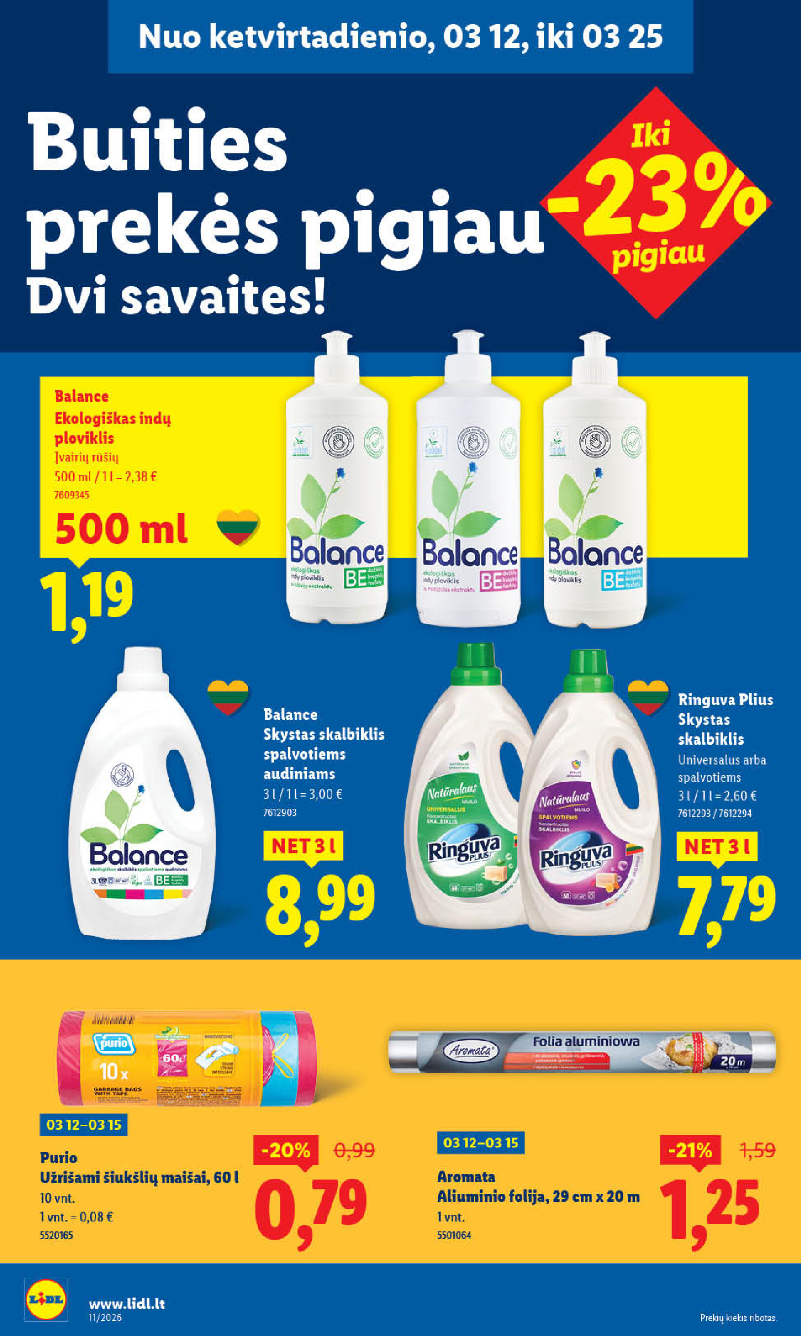 lidl - MAISTO PREKIŲ PASIŪLYMAI (2026-03-09 - 2026-03-15) - page: 28