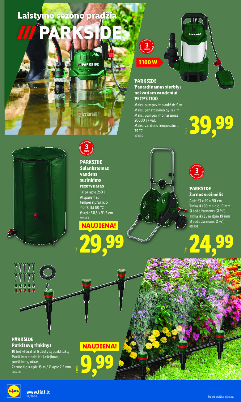 lidl - NE MAISTO PREKIŲ PASIŪLYMAI (2026-03-16 - 2026-03-22) - page: 4