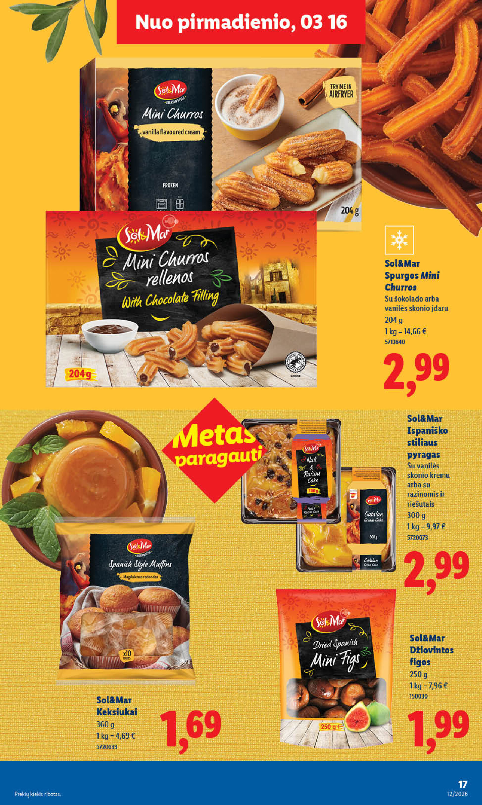 lidl - MAISTO PREKIŲ PASIŪLYMAI (2026-03-16 - 2026-03-22) - page: 26