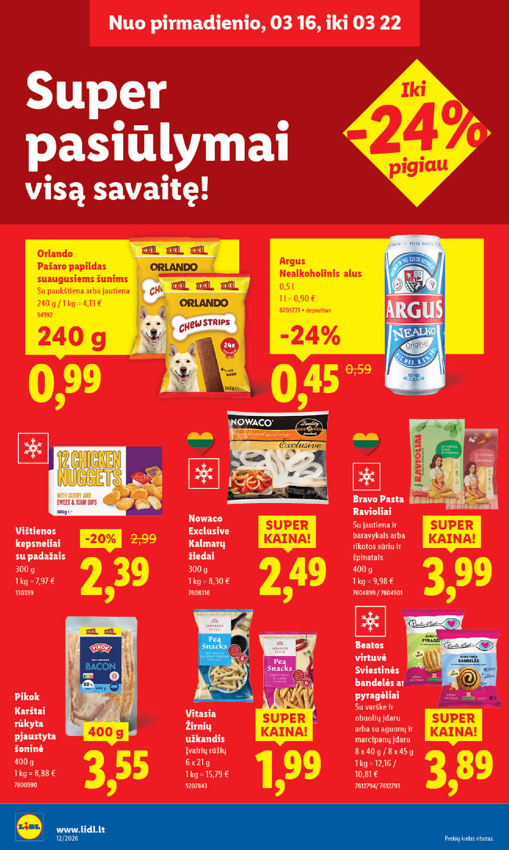 lidl - MAISTO PREKIŲ PASIŪLYMAI (2026-03-16 - 2026-03-22) - page: 33