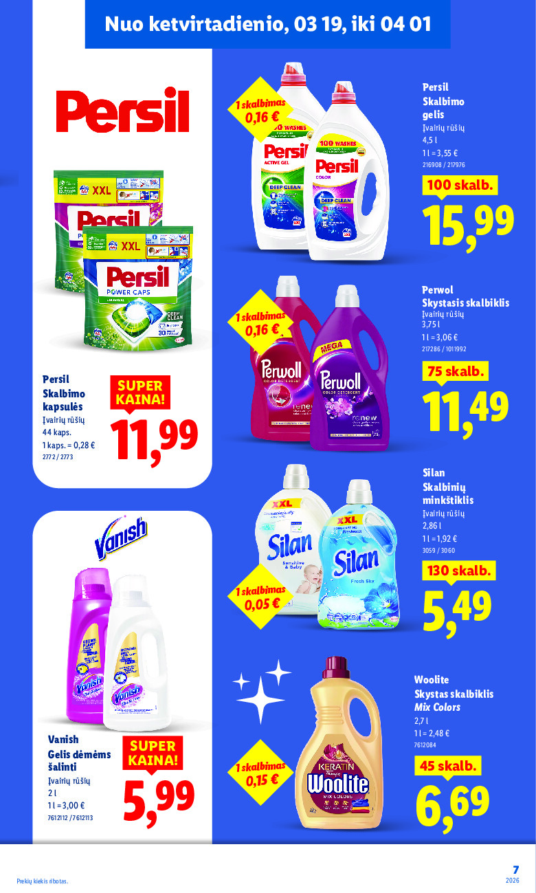 lidl - Švaros festivalis (2026-03-19 - 2026-04-01) - page: 7