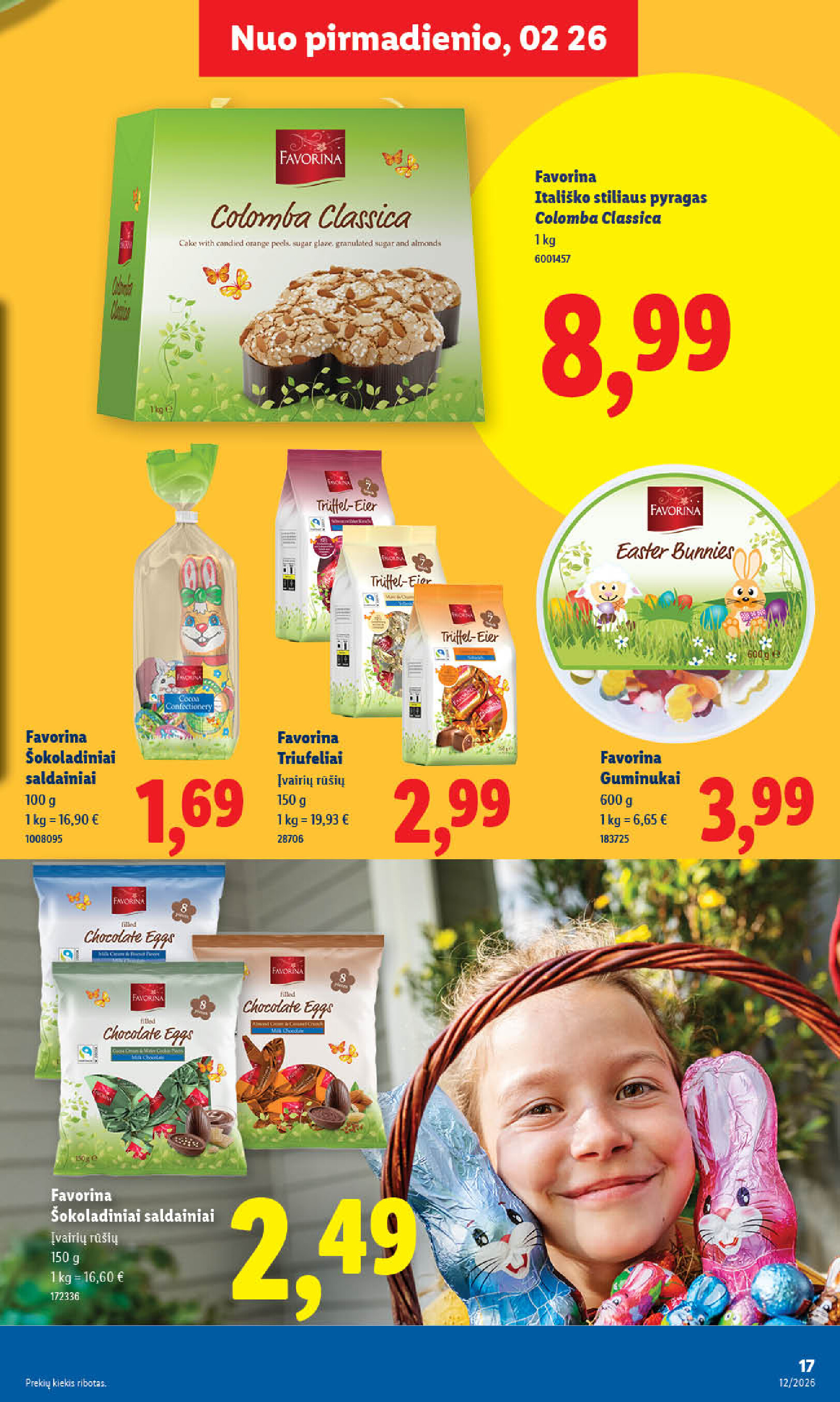 lidl - MAISTO PREKIŲ PASIŪLYMAI (2026-03-16 - 2026-03-22) - page: 17