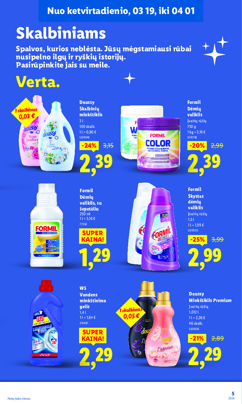 lidl - Švaros festivalis (2026-03-19 - 2026-04-01) - page: 5