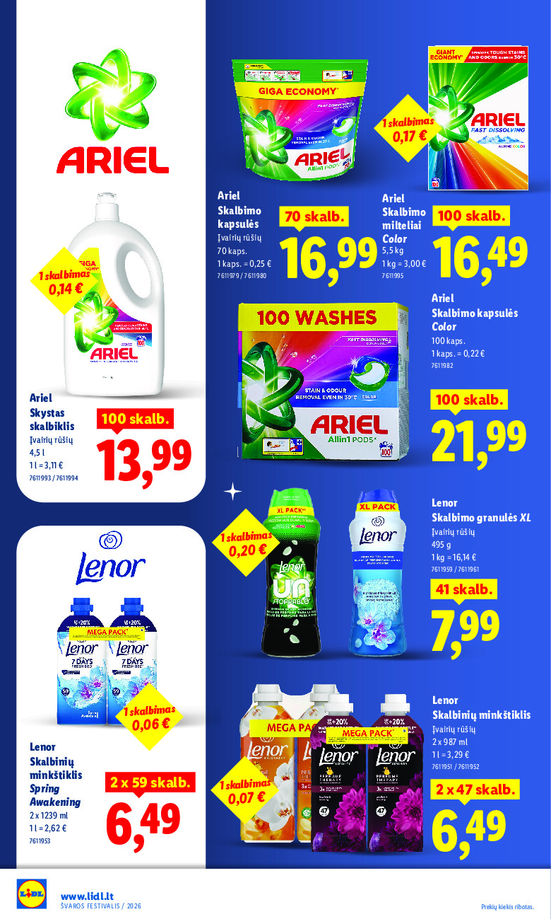 lidl - Švaros festivalis (2026-03-19 - 2026-04-01) - page: 6
