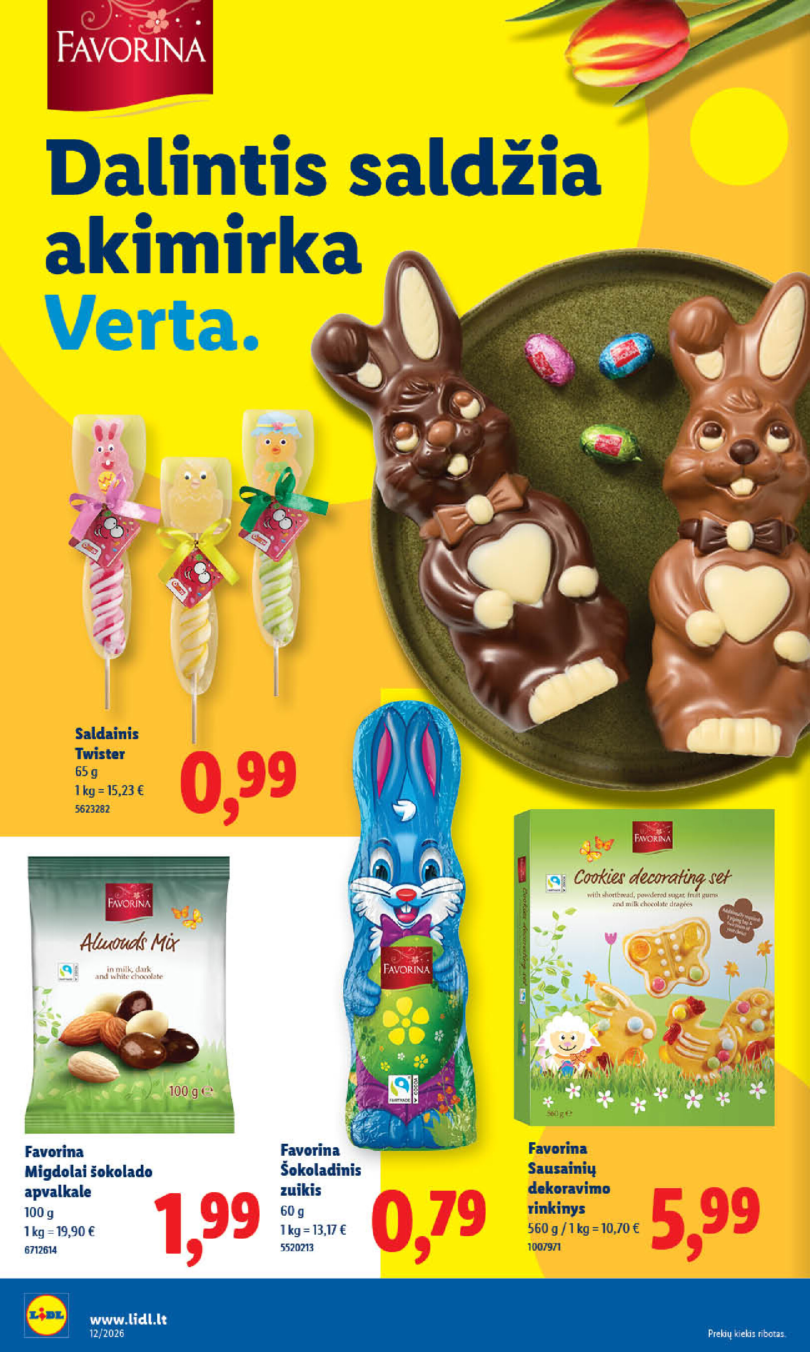 lidl - MAISTO PREKIŲ PASIŪLYMAI (2026-03-16 - 2026-03-22) - page: 16