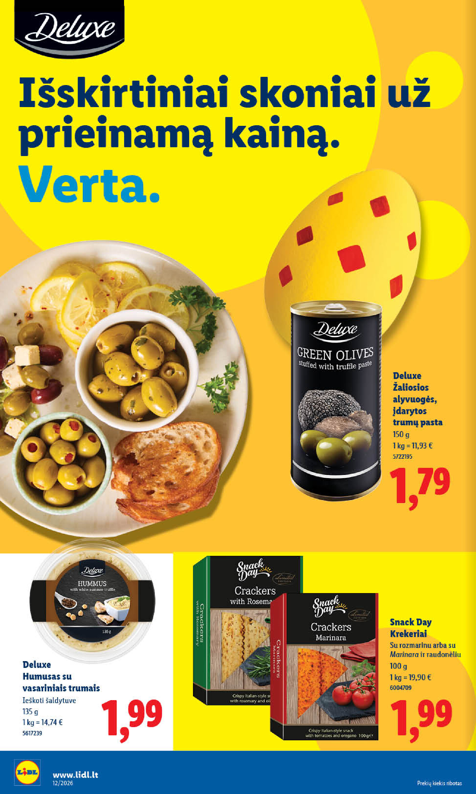 lidl - MAISTO PREKIŲ PASIŪLYMAI (2026-03-16 - 2026-03-22) - page: 14