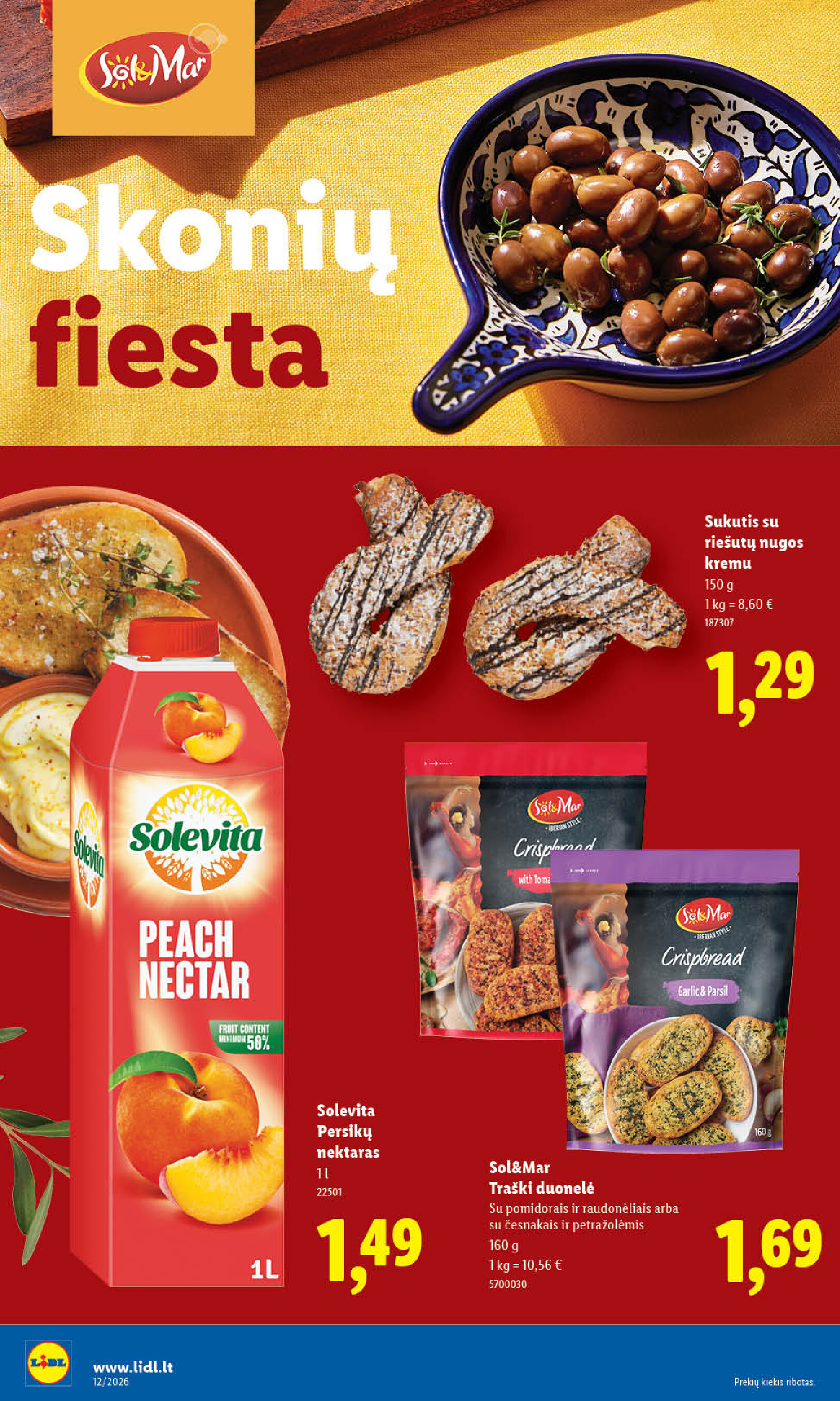 lidl - MAISTO PREKIŲ PASIŪLYMAI (2026-03-16 - 2026-03-22) - page: 22