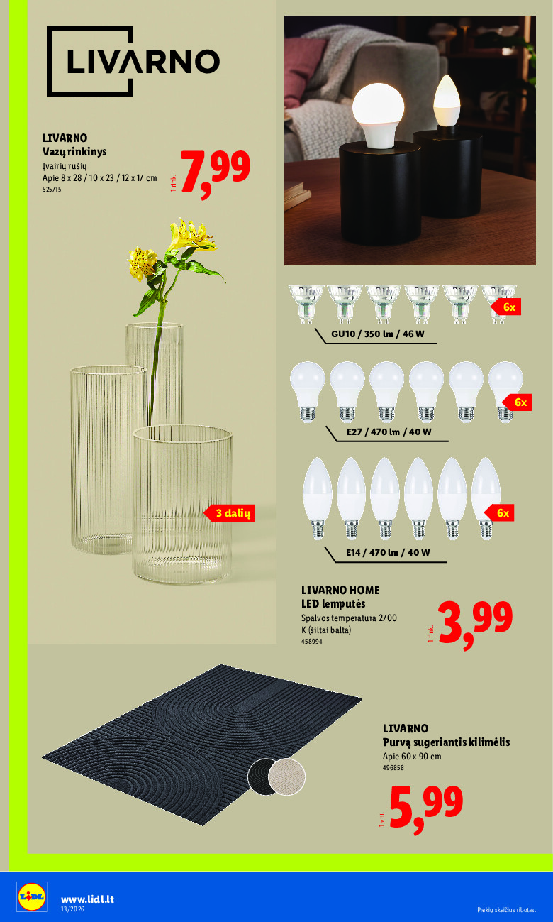 lidl - NE MAISTO PREKIŲ PASIŪLYMAI (2026-03-23 - 2026-03-29) - page: 18