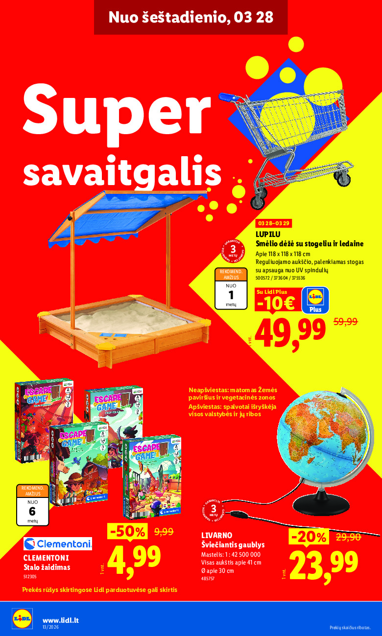 lidl - NE MAISTO PREKIŲ PASIŪLYMAI (2026-03-23 - 2026-03-29) - page: 20