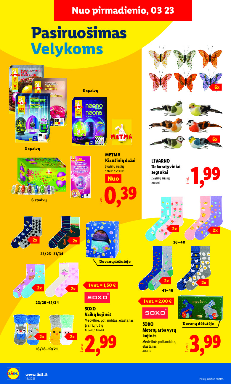 lidl - NE MAISTO PREKIŲ PASIŪLYMAI (2026-03-23 - 2026-03-29) - page: 10